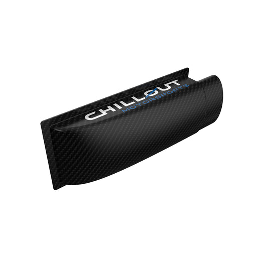 3-inch 90-degree Ultra Slimline Carbon Fiber Plenum for Motorsport Cooling Systems by Chillout Motorsports