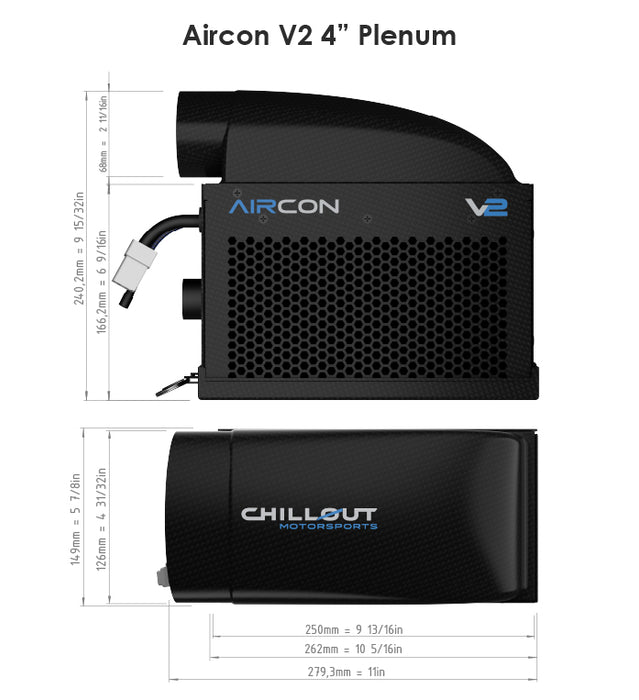 AirCon V2 Helmet Cooler 4 Inch