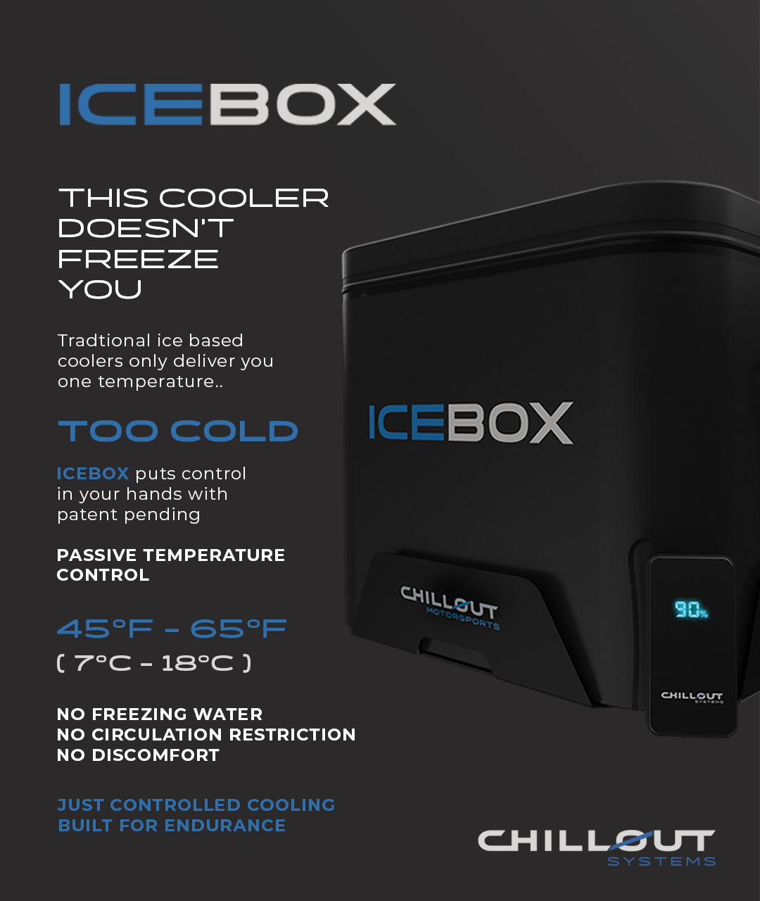 MAXIMUM VOLUME. MINIMUM WEIGHT. PRECISION FLOW