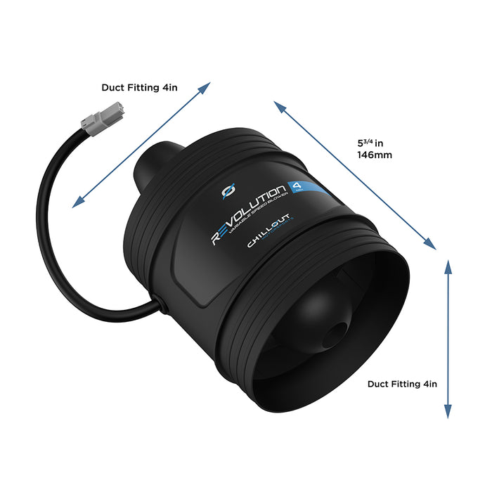 Revolution 4-Inch Variable Speed Blower
