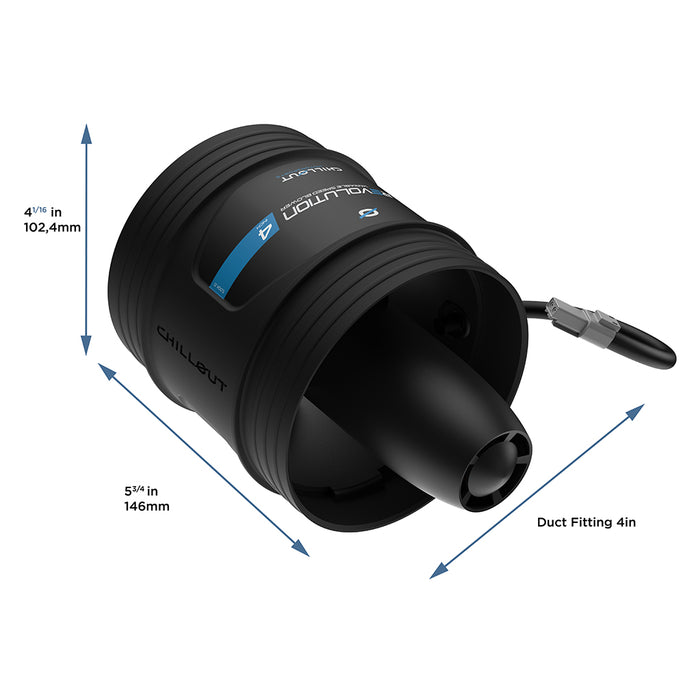 Revolution 4-Inch Variable Speed Blower