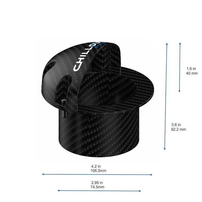 3" Spherical Carbon Fiber RAM Air Duct