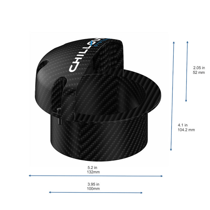 4" Spherical Carbon Fiber RAM Air Duct