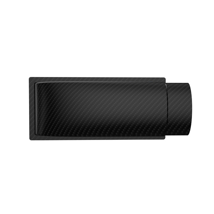 3" 90º Ultra Slimline Carbon Fiber Plenum