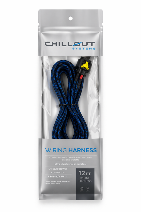 12ft Insulated Wiring Harness (DT Plug)