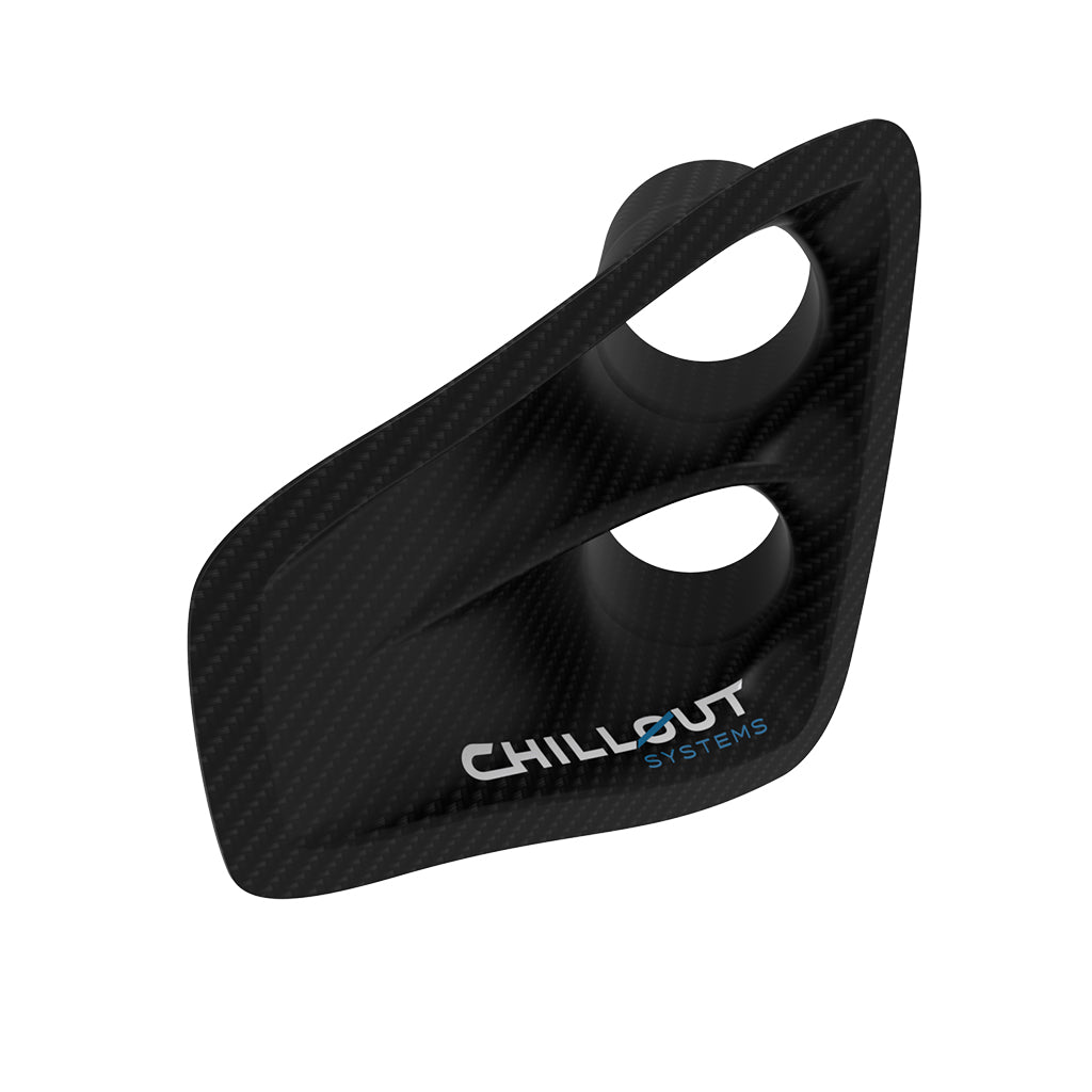 Chillout Systems 3" Carbon Fiber NACA Duct (Dual) Motorsport