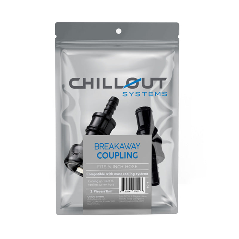 ChillOut Systems Breakaway Coupling (Single Coupling) in packaging